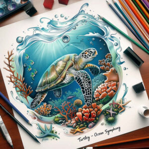 geometric-aquatic-animals-surrealism-abstract-for-abdomen – tattoo design ideas free ai generated – Gallery: water-animals-inkby-ai