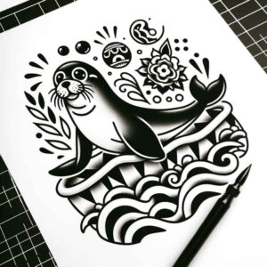 anemones-realism-realistic-for-shoulder – tattoo design ideas free ai generated – Gallery: water-animals-inkby-ai