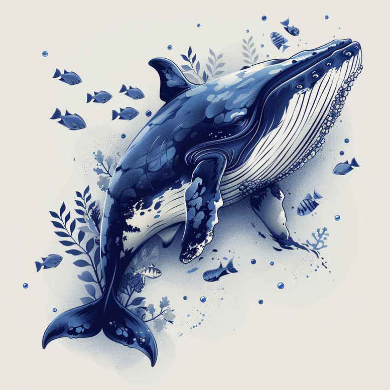underwater-life-surrealism-esoteric-for-temple – tattoo design ideas free ai generated – Gallery: water-animals-inkby-ai