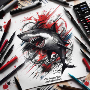 animals-with-3d-effect-realism-photo-accuracy-for-back-shoulder – tattoo design ideas free ai generated – Gallery: water-animals-inkby-ai