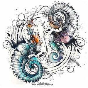 aquatic-animals-with-motion-realism-real-ink-flow-for-abdomen – tattoo design ideas free ai generated – Gallery: water-animals-inkby-ai