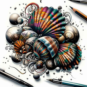 sea-creatures-neotraditional-refined-color-palette-for-spine – tattoo design ideas free ai generated – Gallery: water-animals-inkby-ai