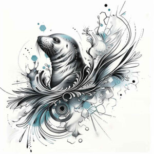 fish-surrealism-metaphysical-for-back-shoulder – tattoo design ideas free ai generated – Gallery: water-animals-inkby-ai
