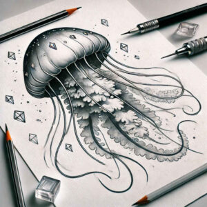 whales-surrealism-unreal-for-lower-back – tattoo design ideas free ai generated – Gallery: water-animals-inkby-ai