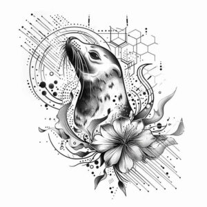 abstract-aquatic-animals-realism-dynamic-shadows-for-inner-arm – tattoo design ideas free ai generated – Gallery: water-animals-inkby-ai