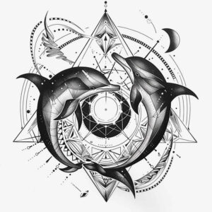 water-creatures-surrealism-hallucinatory-for-chest – tattoo design ideas free ai generated – Gallery: water-animals-inkby-ai