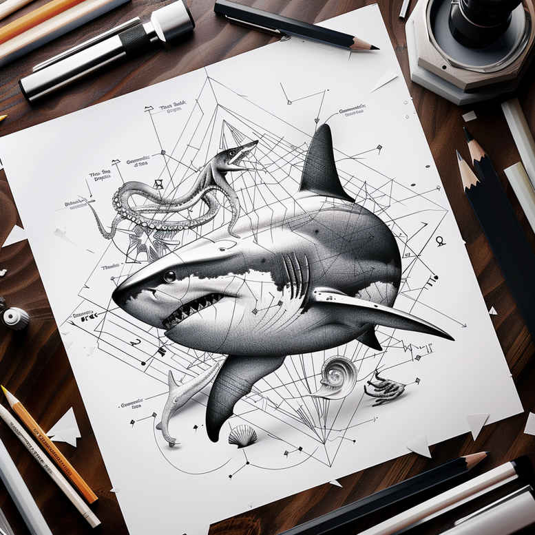 wave-motifs-neotraditional-decorative-detail-for-toe – tattoo design ideas free ai generated – Gallery: water-animals-inkby-ai