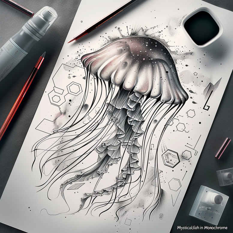 animals-with-water-realism-textured-light-for-stomach – tattoo design ideas free ai generated – Gallery: water-animals-inkby-ai