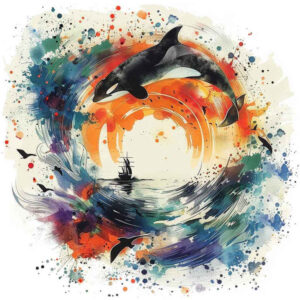 sea-turtles-neotraditional-artistic-contrast-for-biceps – tattoo design ideas free ai generated – Gallery: water-animals-inkby-ai