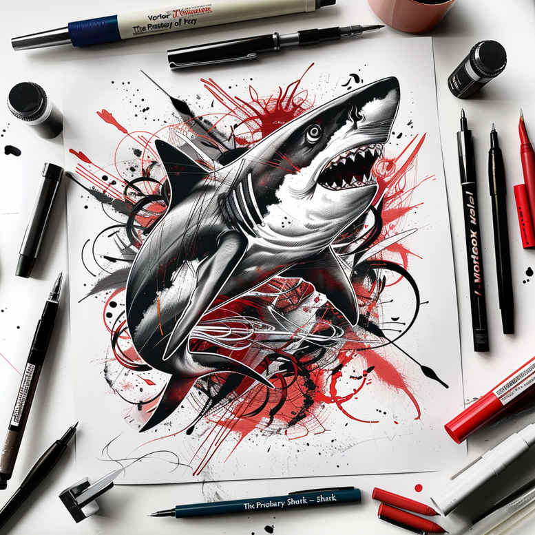 water-beings-surrealism-shifting-shapes-for-lower-arm – tattoo design ideas free ai generated – Gallery: water-animals-inkby-ai