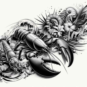 fish-realism-depth-shading-for-lower-back – tattoo design ideas free ai generated – Gallery: water-animals-inkby-ai