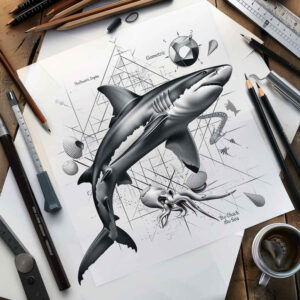 animals-with-ornament-surrealism-timeless-for-side – tattoo design ideas free ai generated – Gallery: water-animals-inkby-ai