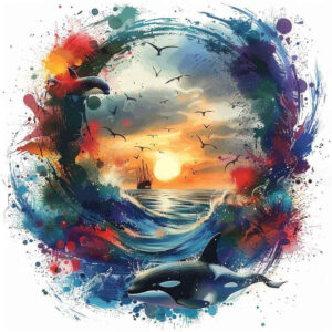 marine-animals-in-art-realism-real-ink-flow-for-hand – tattoo design ideas free ai generated – Gallery: water-animals-inkby-ai