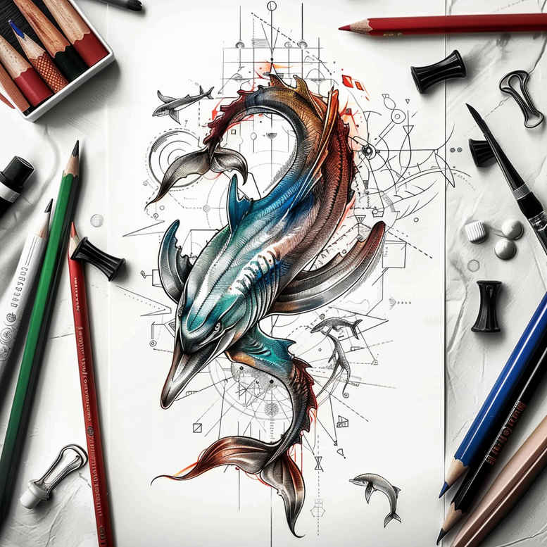 lobsters-realism-light-reflections-for-scapula – tattoo design ideas free ai generated – Gallery: water-animals-inkby-ai