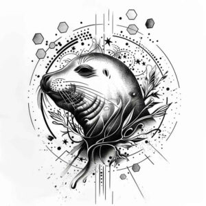 for-women-realism-textured-light-for-lower-thigh – tattoo design ideas free ai generated – Gallery: water-animals-inkby-ai