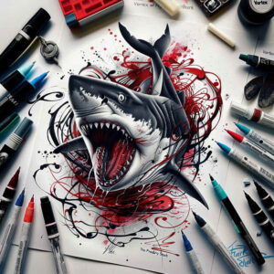 marine-beasts-neotraditional-bold-texture-for-abdomen – tattoo design ideas free ai generated – Gallery: water-animals-inkby-ai