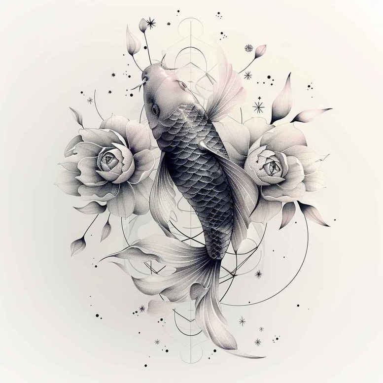 abstract-aquatic-animals-realism-photo-ink-for-forearm – tattoo design ideas free ai generated – Gallery: water-animals-inkby-ai