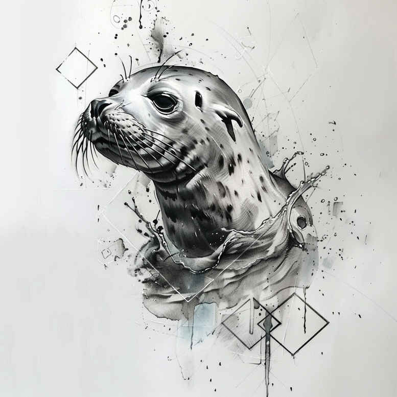 aquatic-animals-realism-smooth-complexion-for-outer-arm – tattoo design ideas free ai generated – Gallery: water-animals-inkby-ai