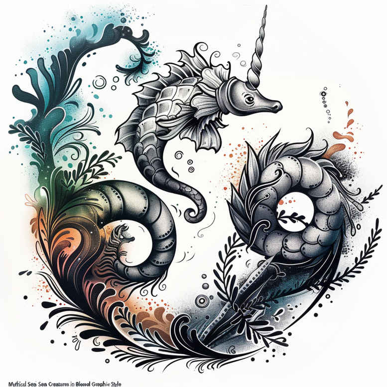 animals-with-water-realism-depth-of-field-for-lower-leg – tattoo design ideas free ai generated – Gallery: water-animals-inkby-ai