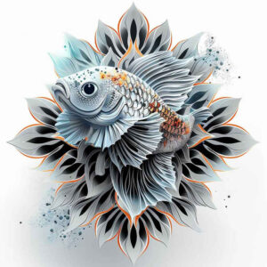 water-animals tattoo design ideas deep blacks aquatic elegance meaning endurance
