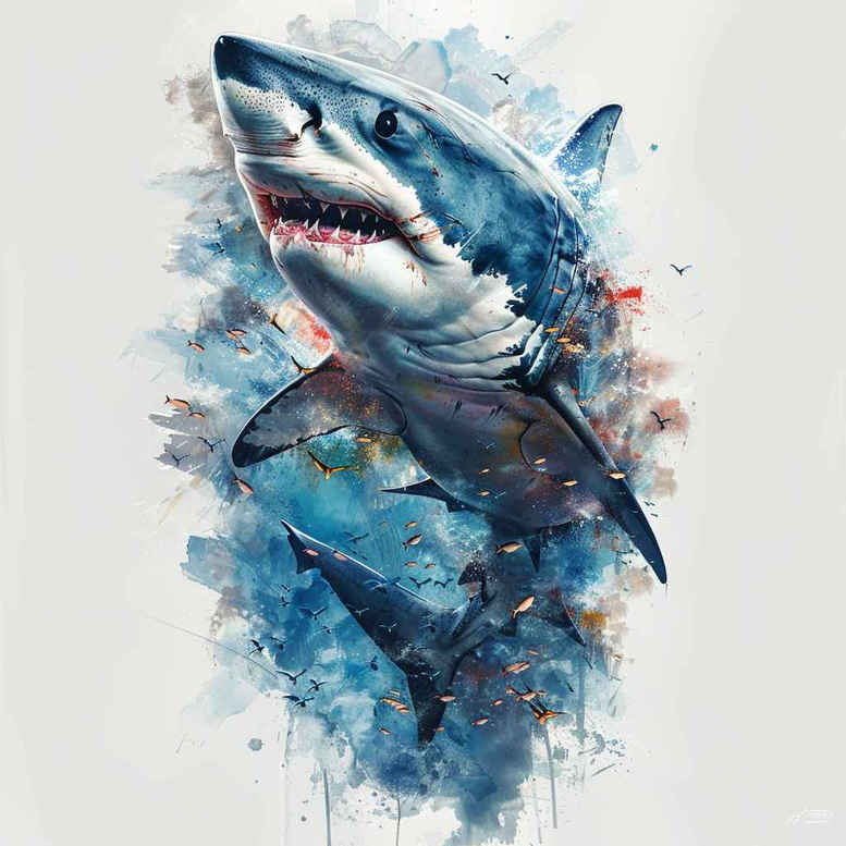 water-animals tattoo design ideas glowing gilled beauty for wrist side