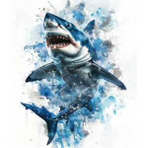 water-animals tattoo design ideas realistic contrast marine elegance for upper shoulder