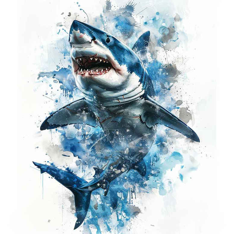 water-animals tattoo design ideas realistic contrast marine elegance for upper shoulder