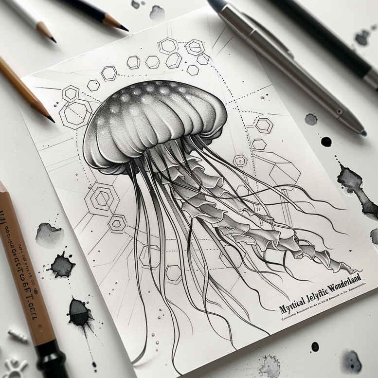 water-animals tattoo design ideas Surrealism chromatic flux ocean harmony embodying endurance