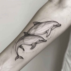 water-animals tattoo design ideas real-life shading ocean spirit courage and power
