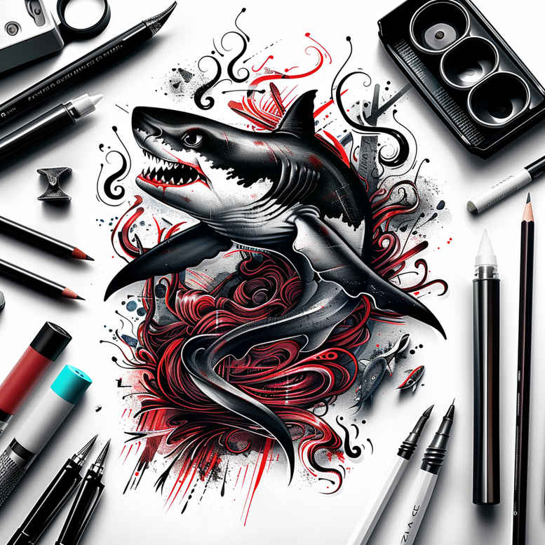 water-animals tattoo design ideas beyond reality ocean spirit strength and power