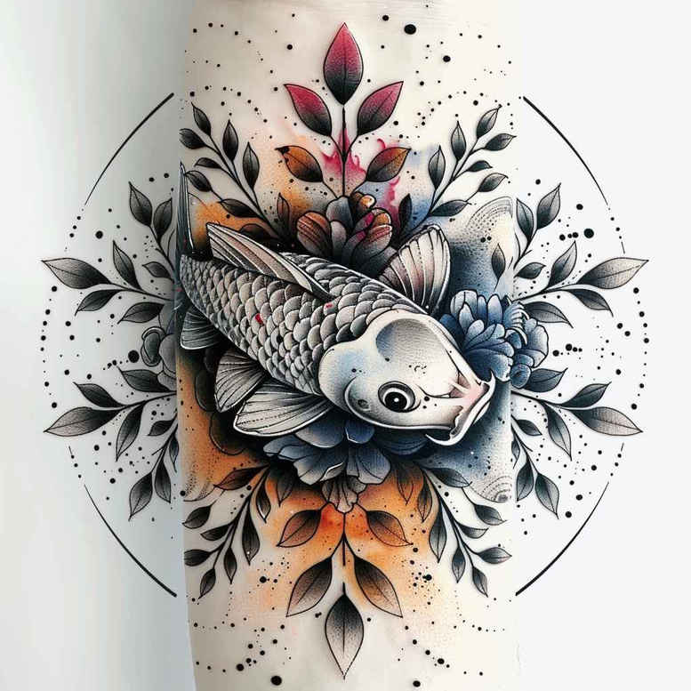 water-animals tattoo design ideas beyond reality oceanic balance determination and power