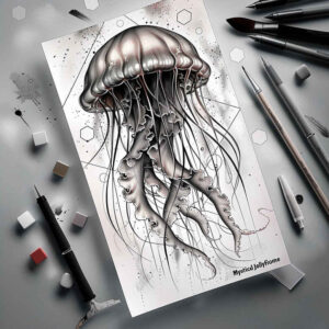 water-animals tattoo design ideas sharp contrast oceanic soul shows strength