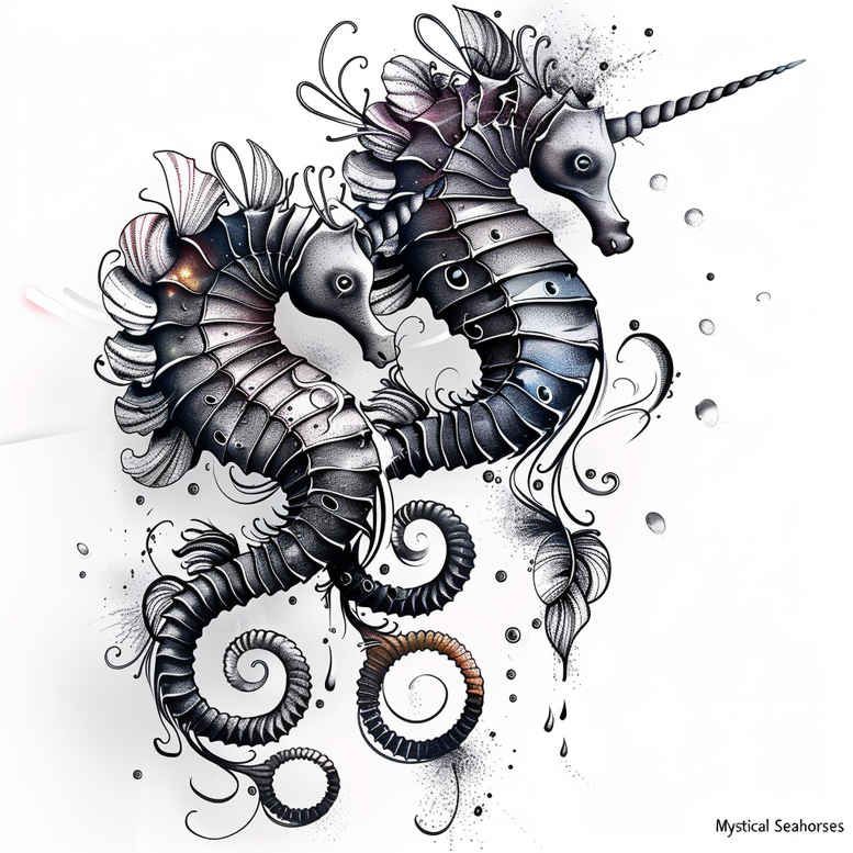 water-animals tattoo design ideas precise lines ripple pattern for outer arm