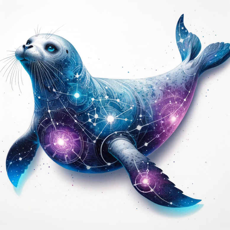 water-animals tattoo design ideas Surrealism morphic sea life embodying resilience