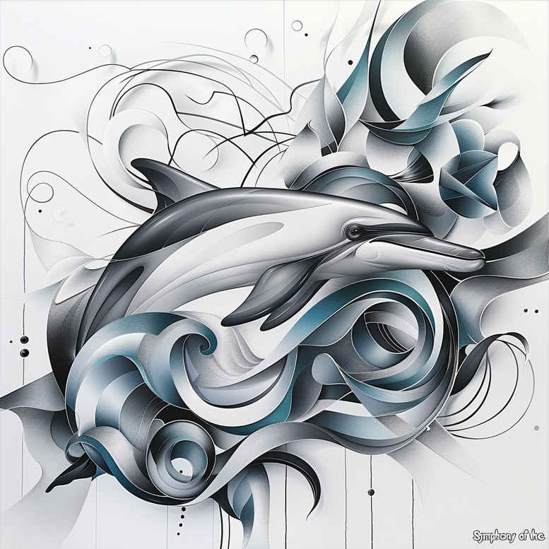 water-animals tattoo design ideas Surrealism juxtaposition sea life for full back