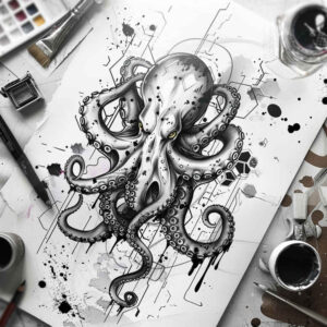 water-animals tattoo design ideas saturated sea symbol stands for perseverance