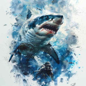 water-animals tattoo design ideas clean fill wet environment for elbow