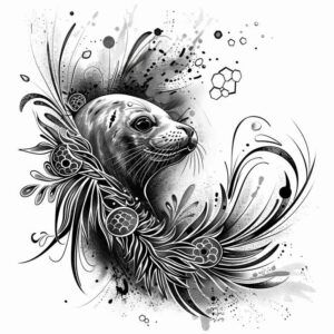 animals-with-water-neotraditional-vivid-detail-for-back-of-neck – tattoo design ideas free ai generated – Gallery: water-animals-inkby-ai