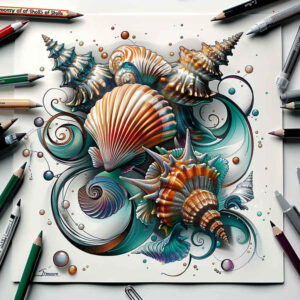 anemones-surrealism-timeless-for-shoulder – tattoo design ideas free ai generated – Gallery: water-animals-inkby-ai
