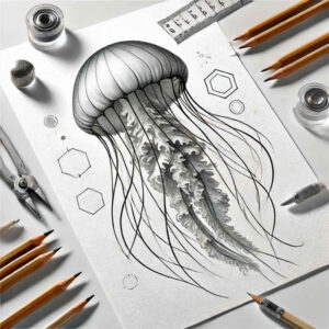 marine-fauna-surrealism-metaphysical-for-scapula – tattoo design ideas free ai generated – Gallery: water-animals-inkby-ai