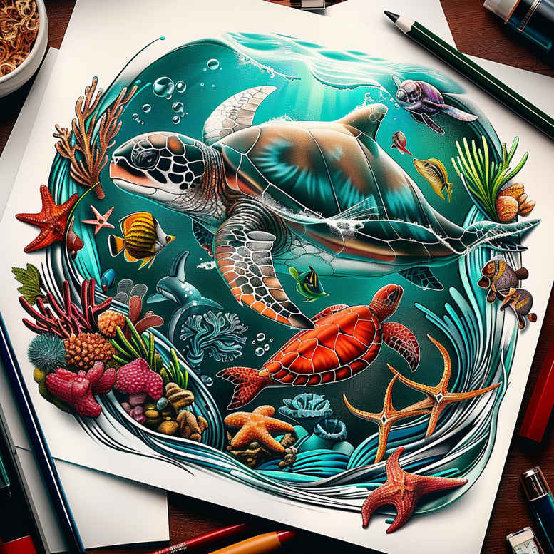 whales-realism-light-reflections-for-collarbone – tattoo design ideas free ai generated – Gallery: water-animals-inkby-ai