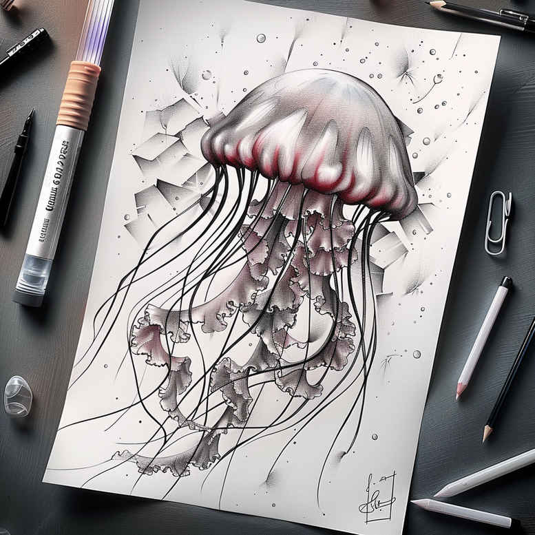 lobsters-realism-realistic-movement-for-upper-back – tattoo design ideas free ai generated – Gallery: water-animals-inkby-ai