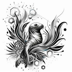 water-symbols-neotraditional-artful-color-for-lower-chest – tattoo design ideas free ai generated – Gallery: water-animals-inkby-ai