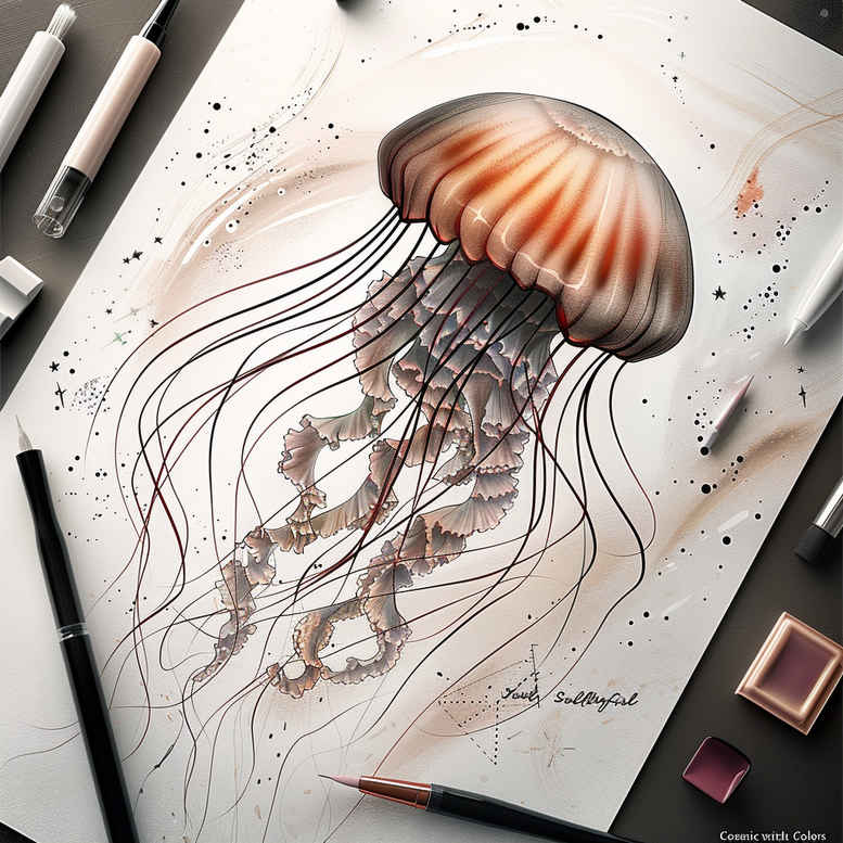 animals-with-water-realism-contrast-play-for-forearm – tattoo design ideas free ai generated – Gallery: water-animals-inkby-ai