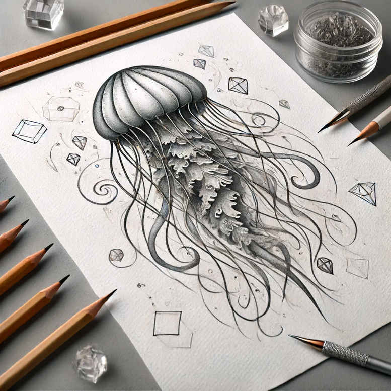 animals-with-3d-effect-realism-natural-contrast-for-upper-thigh – tattoo design ideas free ai generated – Gallery: water-animals-inkby-ai
