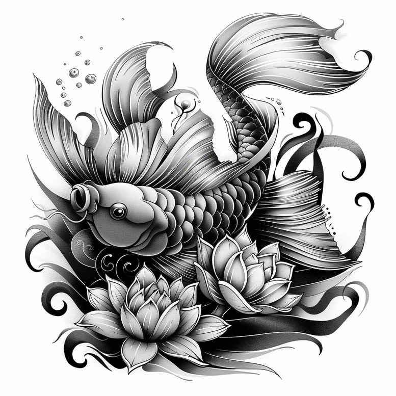 animals-with-harmony-motif-for-men-realism-realistic-perspective-for-outer-arm – tattoo design ideas free ai generated – Gallery: water-animals-inkby-ai