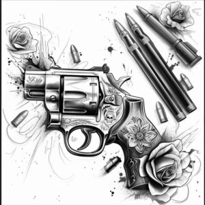 weapons-with-plant-ornamentation-sacred-symbol-for-chest – tattoo design ideas free ai generated – Gallery: weapons-inkby-ai