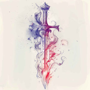 weapons-with-light-effect-infinite-pattern-for-hand – tattoo design ideas free ai generated – Gallery: weapons-inkby-ai