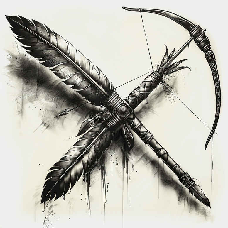weapons-with-symbolism-elaborate-for-upper-back – tattoo design ideas free ai generated – Gallery: weapons-inkby-ai