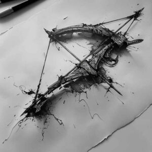 strength-and-courage-weapon-tattoo-realism-gentle-shadow-for-back – tattoo design ideas free ai generated – Gallery: weapons-inkby-ai